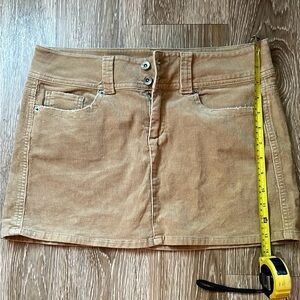 !it Jeans Beige Corduroy Skirt
